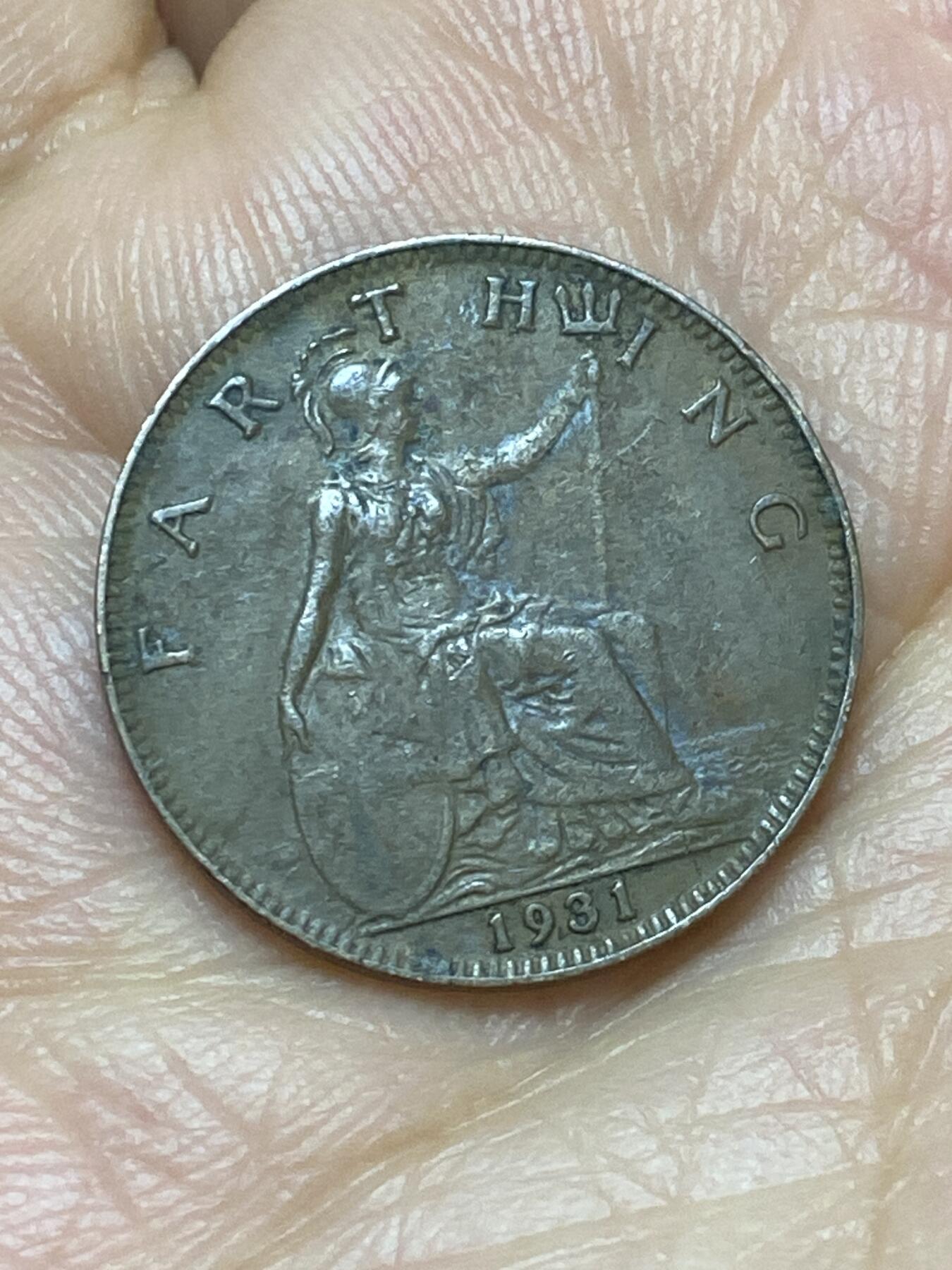 2026年第十六场(总第一百八十五场）外国好品散币场(免佣金) 英国🇬🇧1931年1法新(乔治五世第三版)