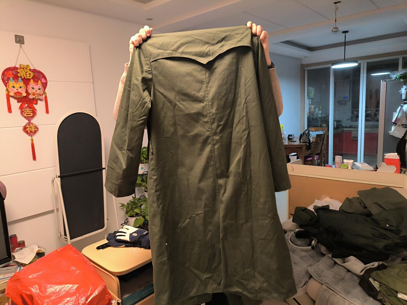 （店主清仓 大量自藏 制服徽章盛宴）罗岚⭐爱藏⭐甄选专拍第五场-分享拍场赚佣（实体经营） su-M87式陆干部风雨衣 双层面料带内衬 180体型适中者尺码