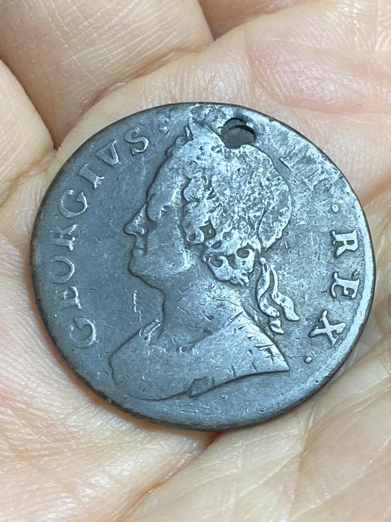 2026年第十六场(总第一百八十五场）外国好品散币场(免佣金) 英国🇬🇧1747年1/2便士(乔治二世时期第三版)