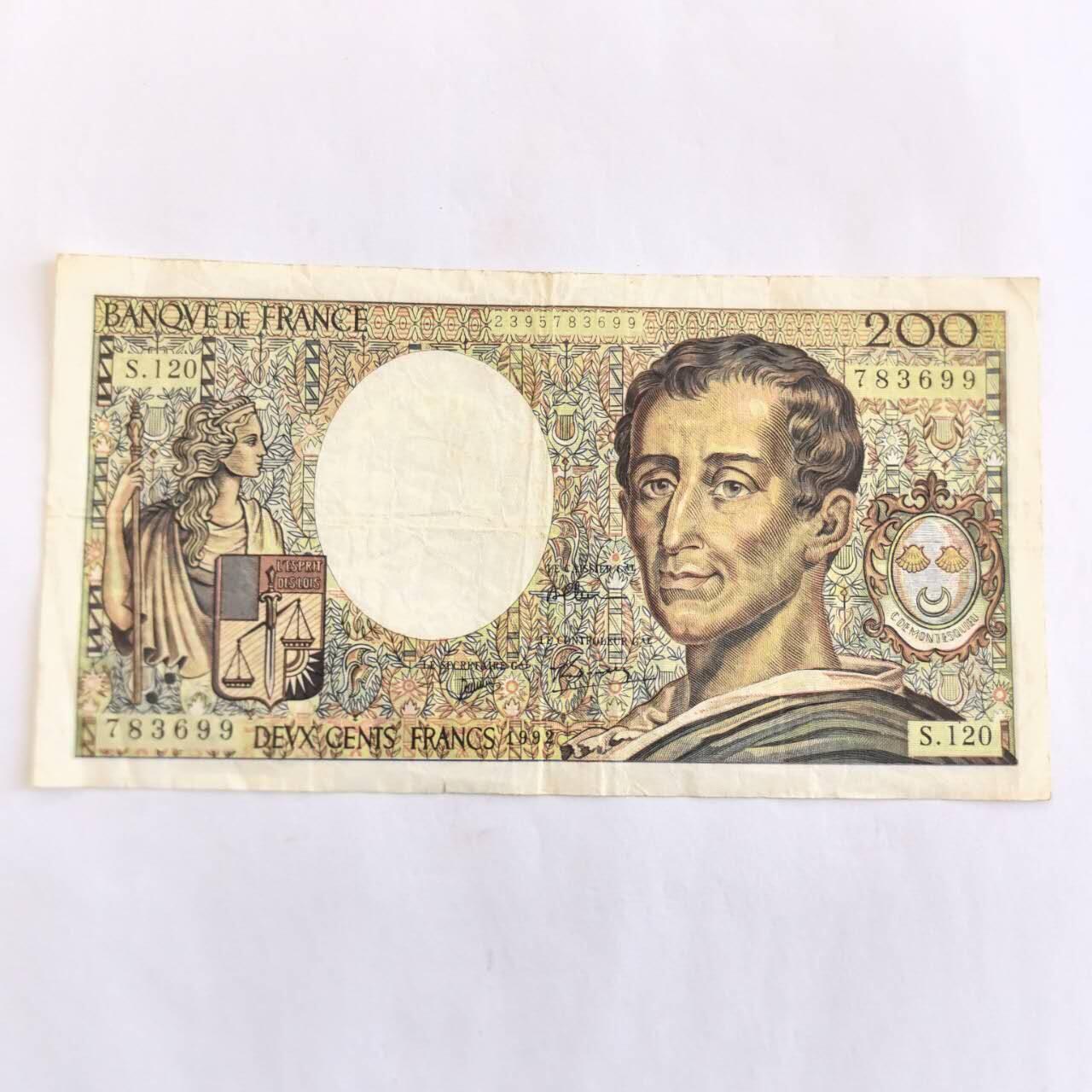 各国外币第110期 法国200法郎1992年