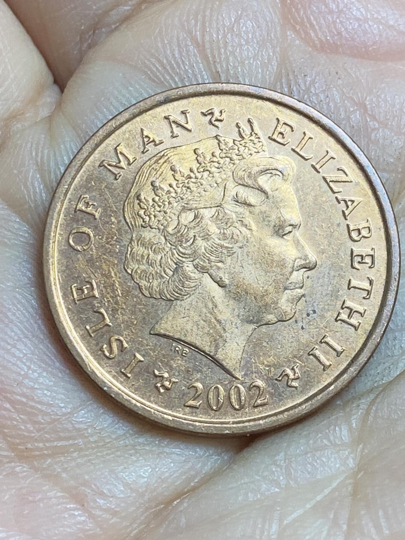 2026年第十六场(总第一百八十五场）外国好品散币场(免佣金) 英属马恩岛🇮🇲2002年2便士(伊丽莎白二世老年第二套)