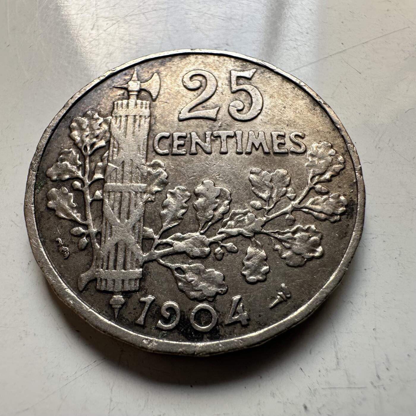 🌹外币初藏🌹🐯2026年第14场  每周二四六晚8️⃣点 接代拍 法国1904年25分