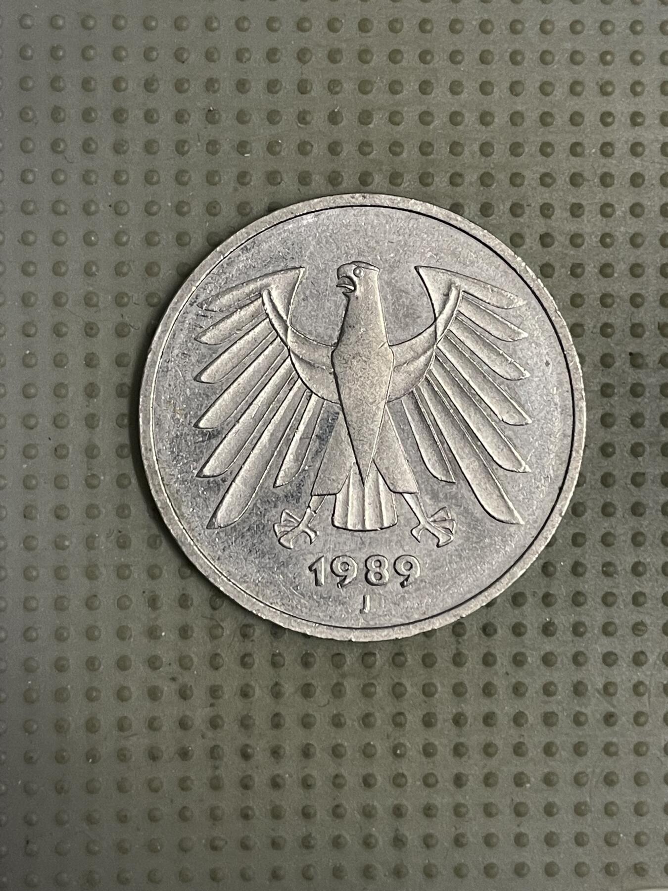 2026年第19场各国散币拍卖（总第169场） 德国1989年5马克
