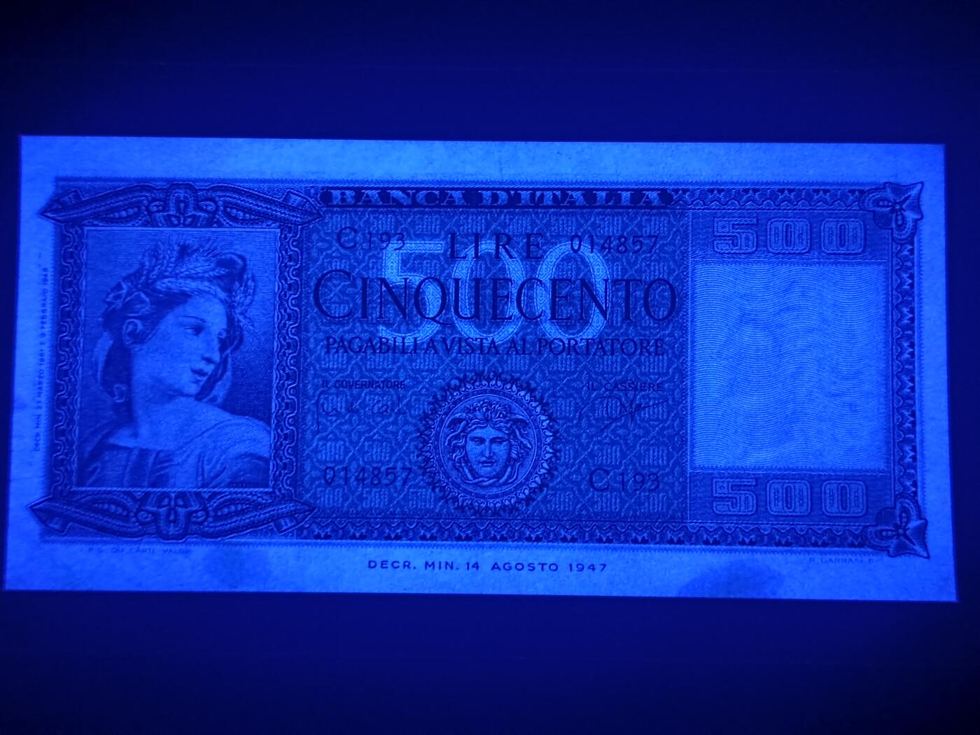 2026二月第一期，总215期 意大利1961年500里拉UNC-，谷神肖像