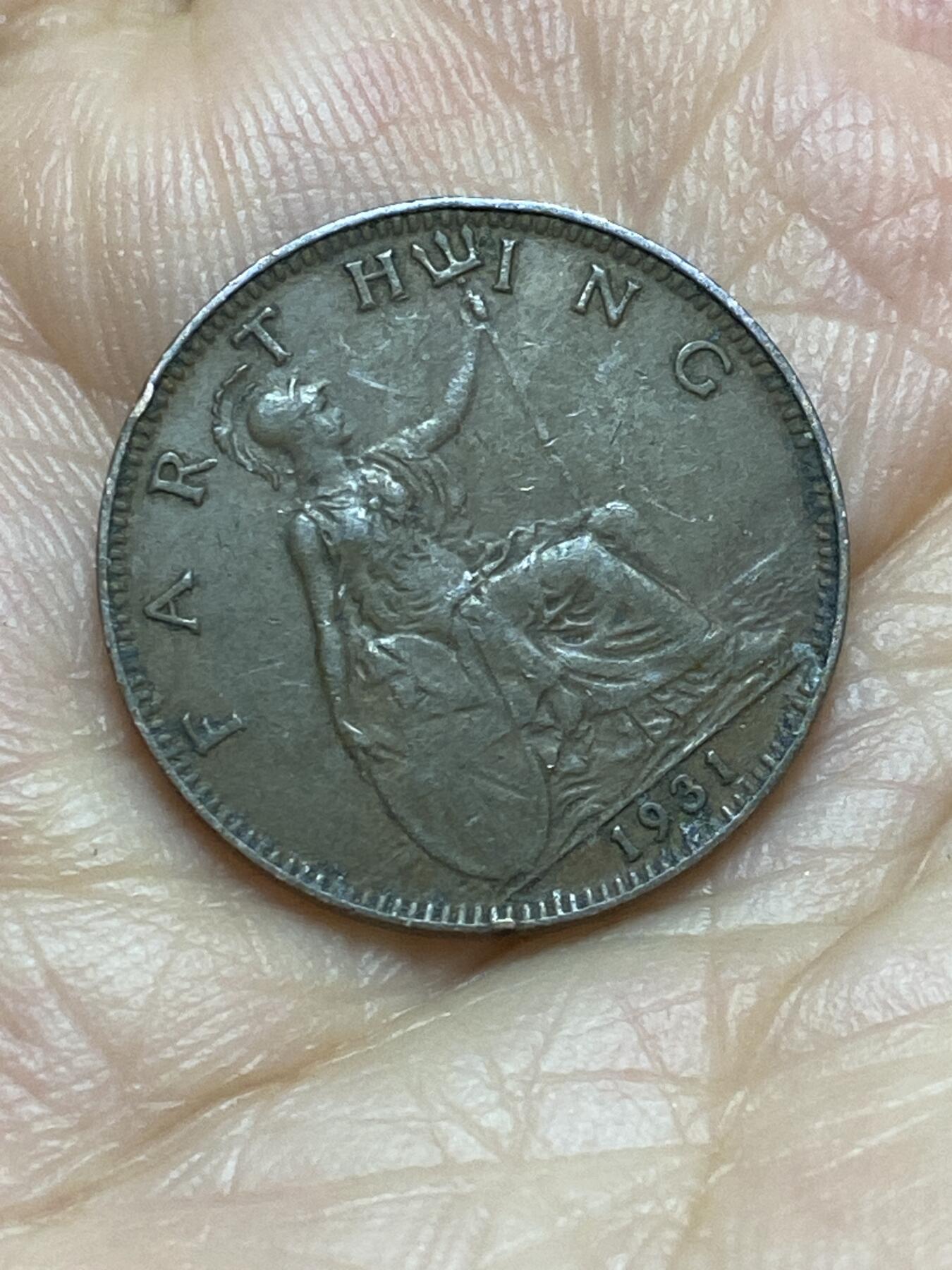 2026年第十六场(总第一百八十五场）外国好品散币场(免佣金) 英国🇬🇧1931年1法新(乔治五世第三版)