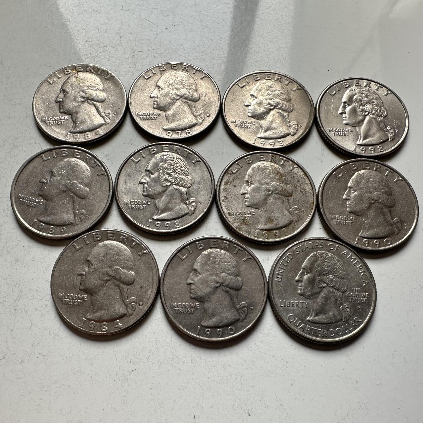 🌹外币初藏🌹🐯2026年第14场  每周二四六晚8️⃣点 接代拍 25美分一组，11枚