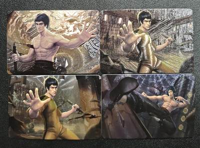 天玑星卡拍第167期《2.2周一截拍》持续收拍收评中 满赠卡需备注 - 李小龙 粗闪 四张 自制卡