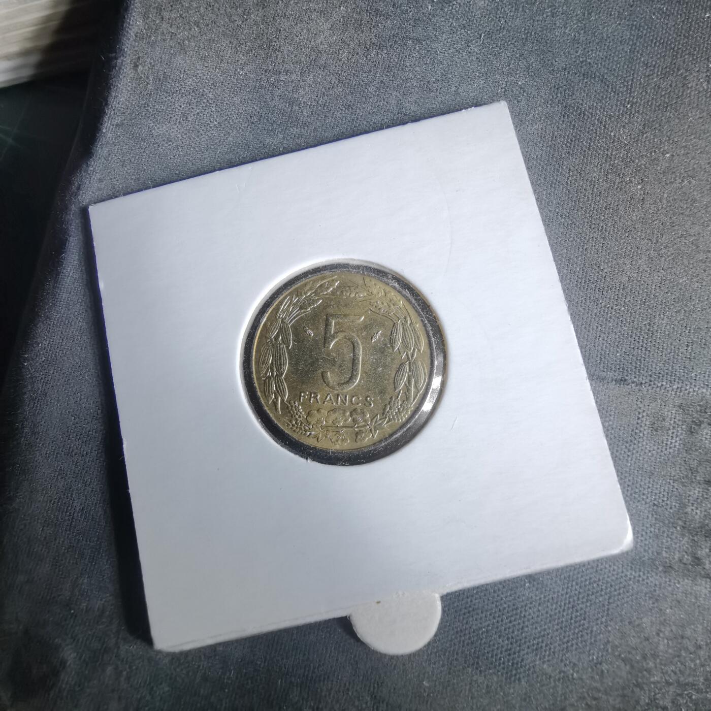 沼泽如烟--第981场 中非1976年5法郎