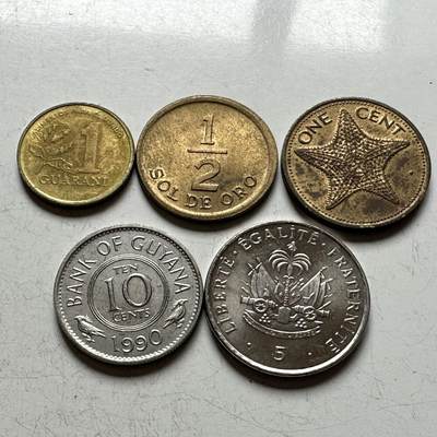 🌹外币初藏🌹🐯2026年第14场  每周二四六晚8️⃣点 接代拍 - 美洲散币5枚—4