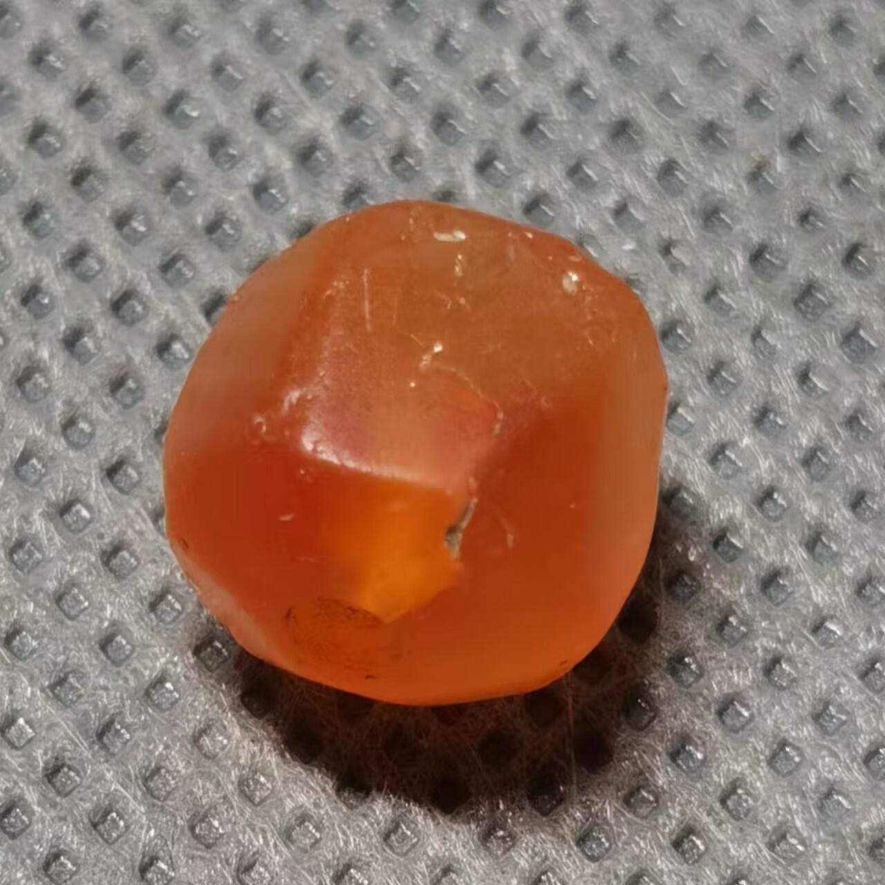 七河·世界币章矿标杂件每周小拍（总第36期）（周一结标） 藏家出品X634（128） 古老的 红玉髓多面珠 本件拍品由合作藏家负责邮寄