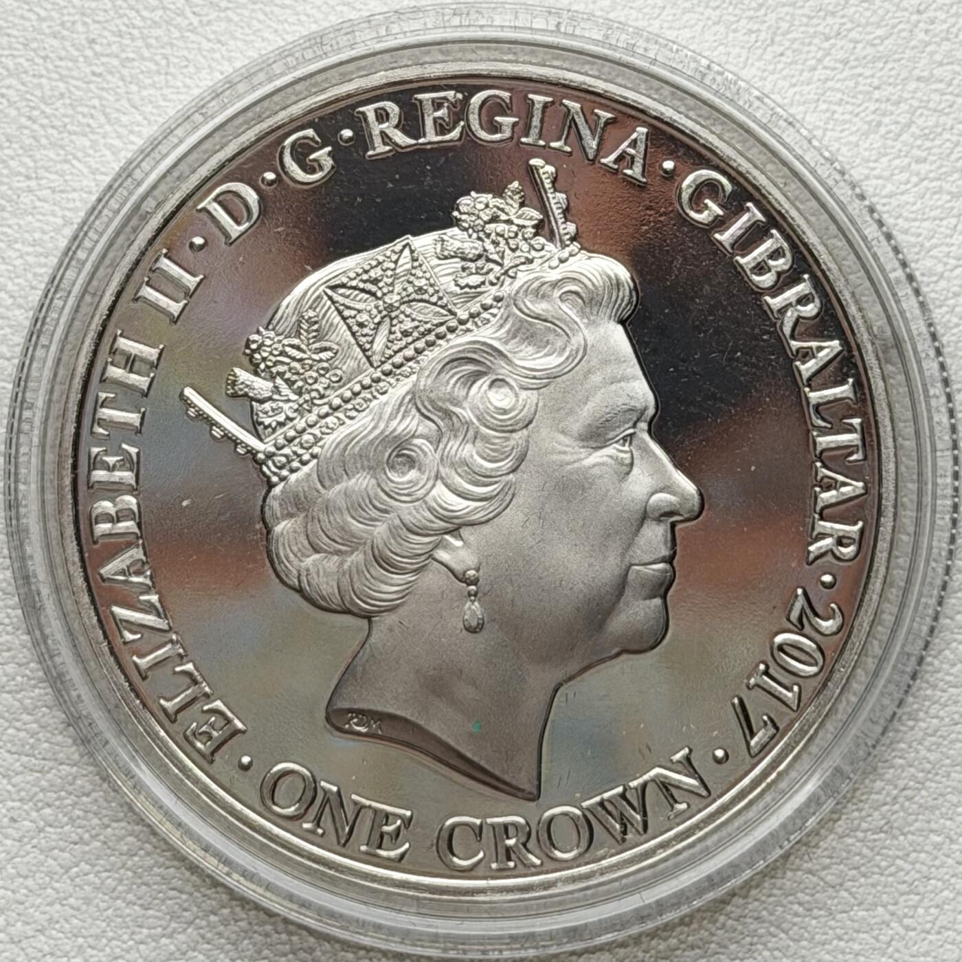 ＜星葵🌻钱币社＞散币克朗场第69期·2月3日发货 直布罗陀2017年伊普尔战役100周年1克朗精制纪念币