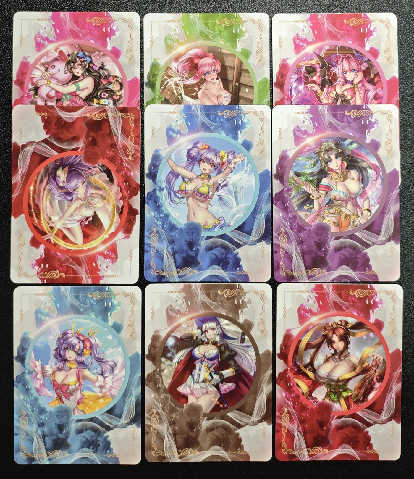 天玑星卡拍第168期《2.3周二截拍艺气风发》持续收拍收评中 满赠卡需备注 动漫美女 星光 九张 自制卡