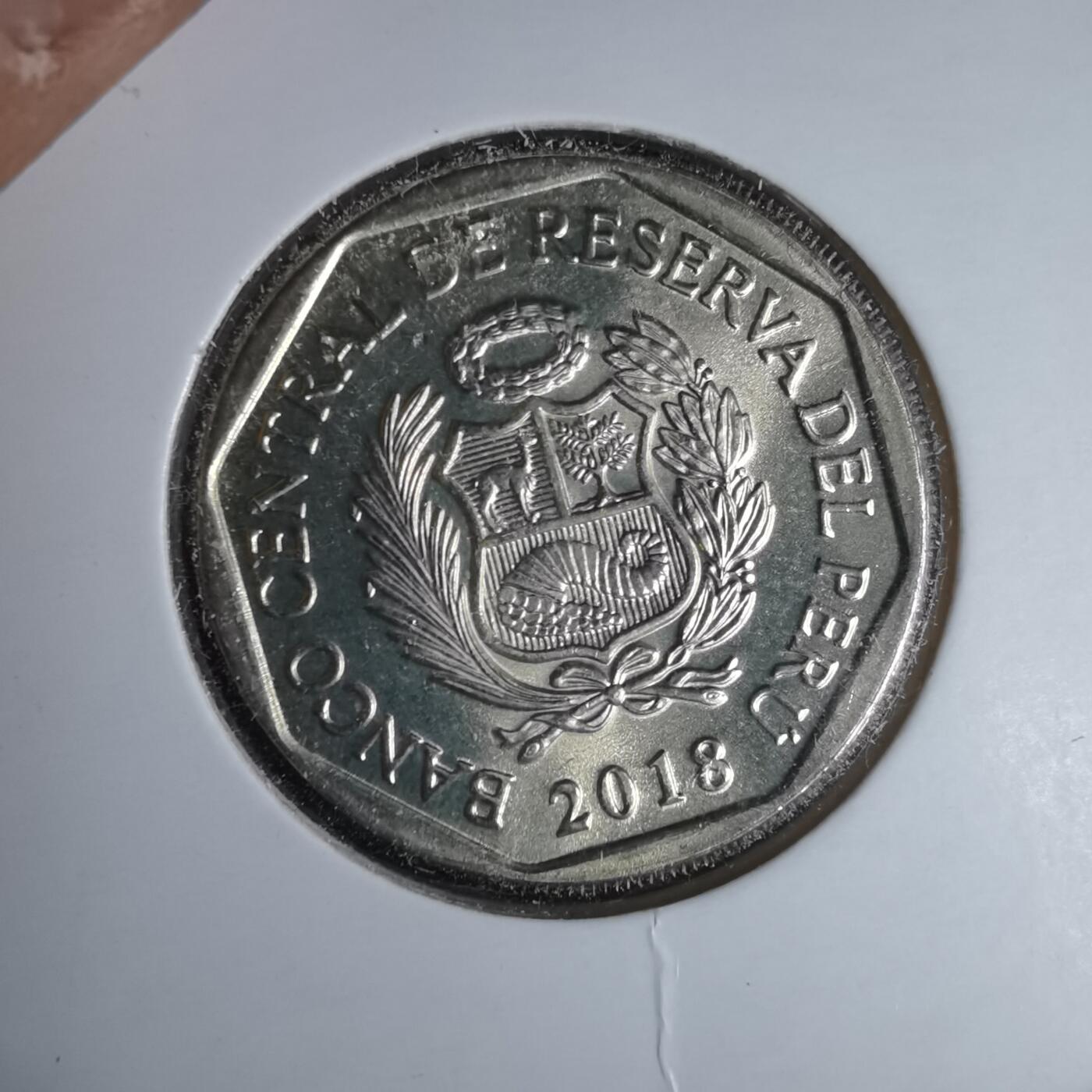 沼泽如烟--第981场 秘鲁2018年1索尔纪念币