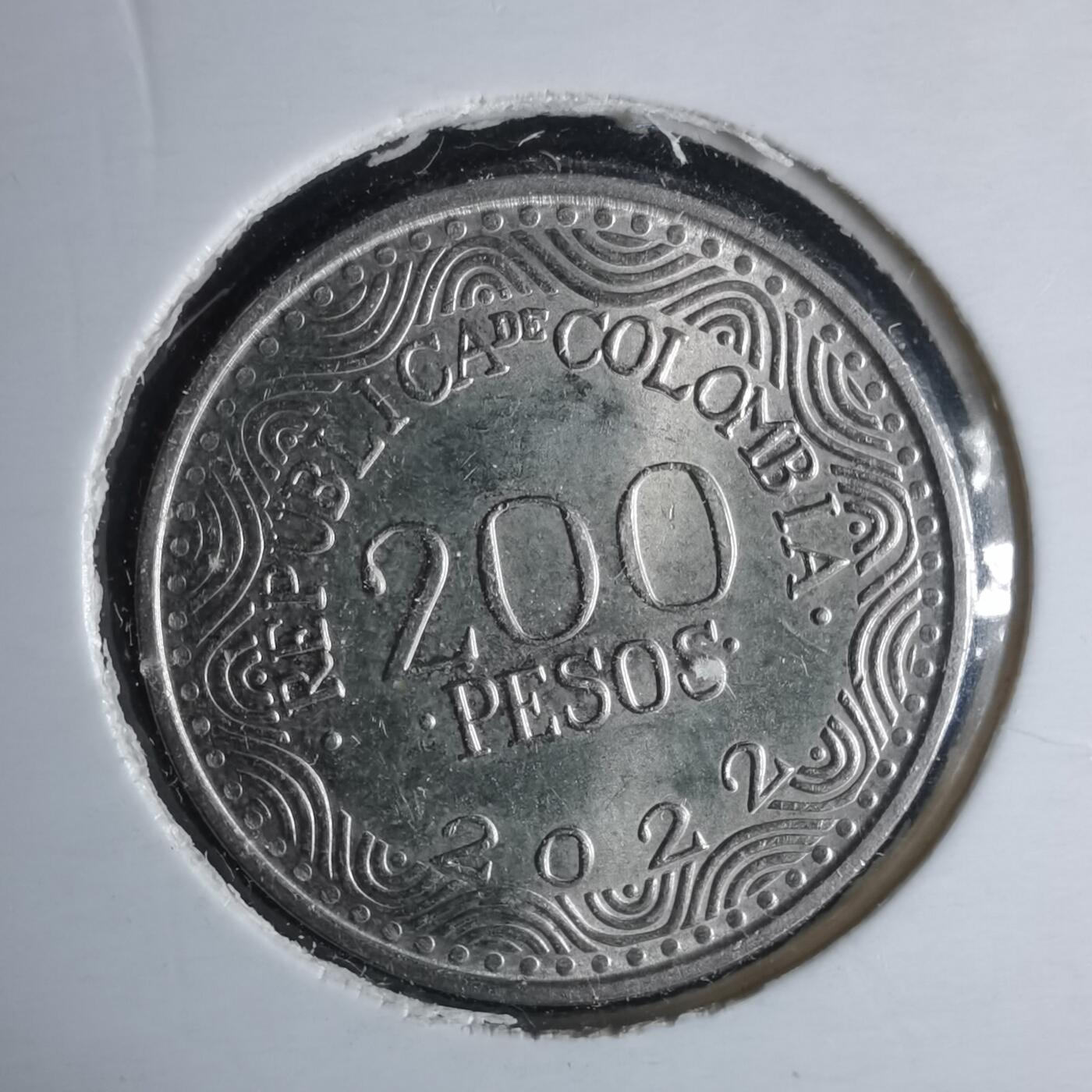 沼泽如烟--第981场 哥伦比亚2022年200比索