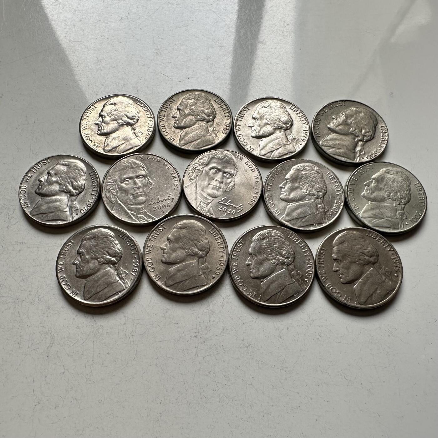 🌹外币初藏🌹🐯2026年第14场  每周二四六晚8️⃣点 接代拍 5美分一组13枚