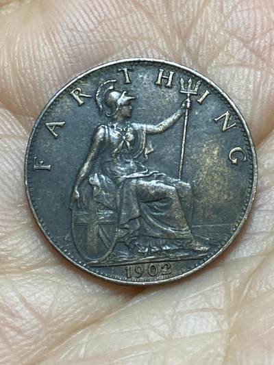 2026年第十六场(总第一百八十五场）外国好品散币场(免佣金) - 深打好品–英国🇬🇧1902年1法新(爱德华七世加冕年，首发年)