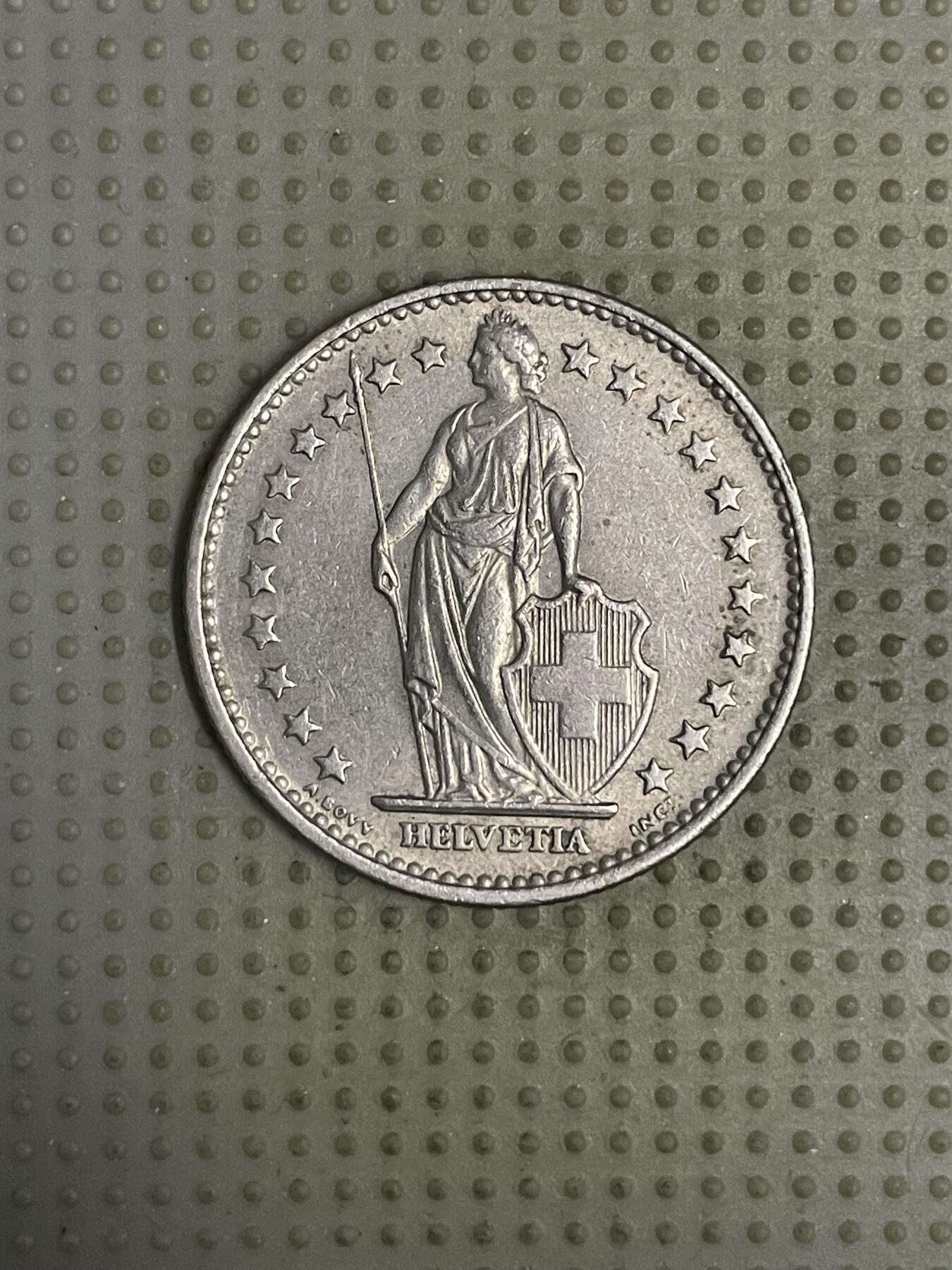 2026年第19场各国散币拍卖（总第169场） 瑞士1968年2法郎