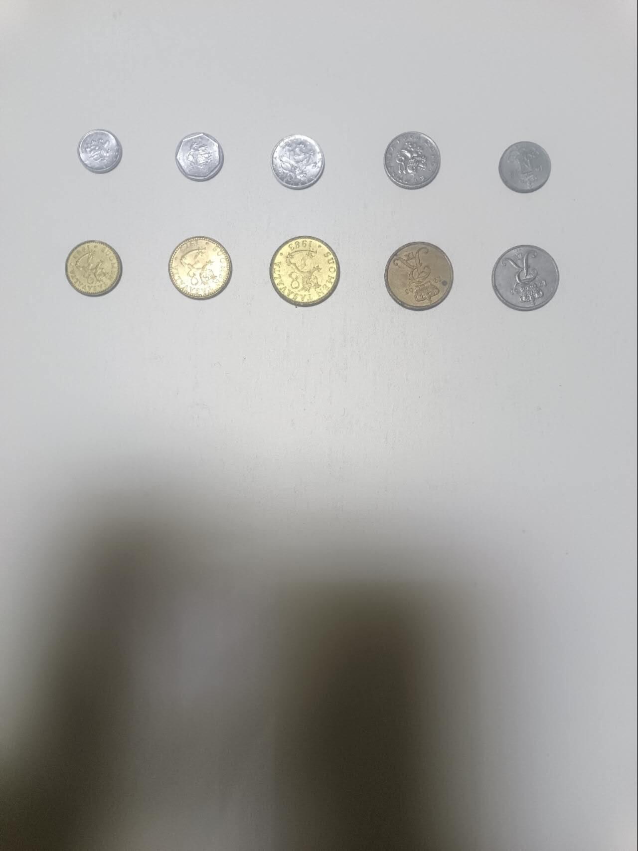 【20260203】非全新纸币和硬币第331场 欧洲国家10枚硬币