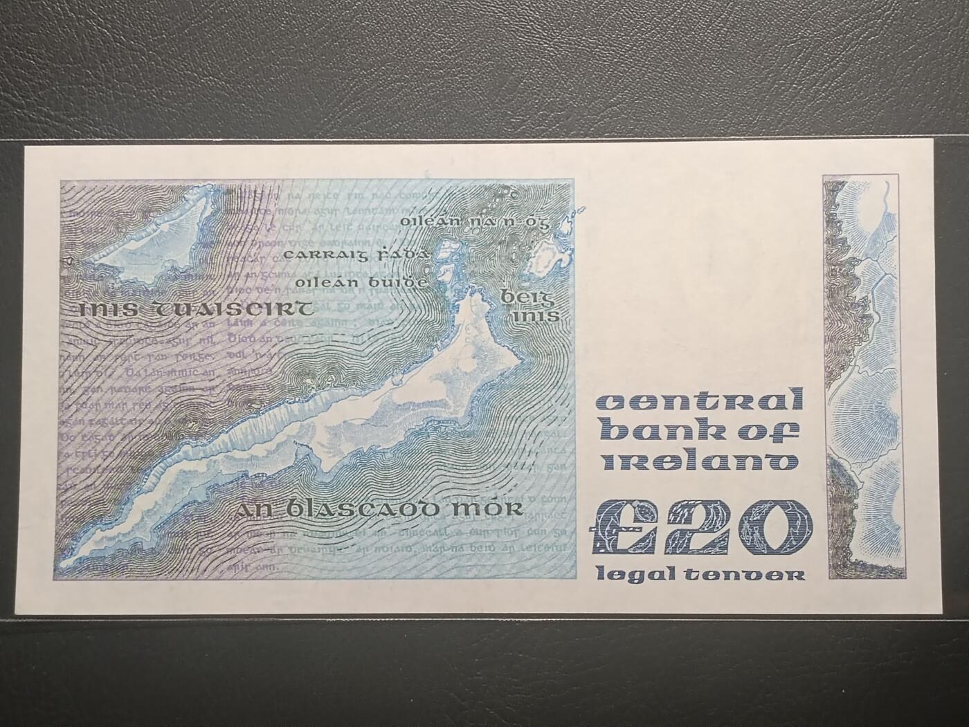 2026二月第一期，总215期 爱尔兰1991年20镑UNC-，作家叶芝和大小布兰克斯群岛，少见中高面值