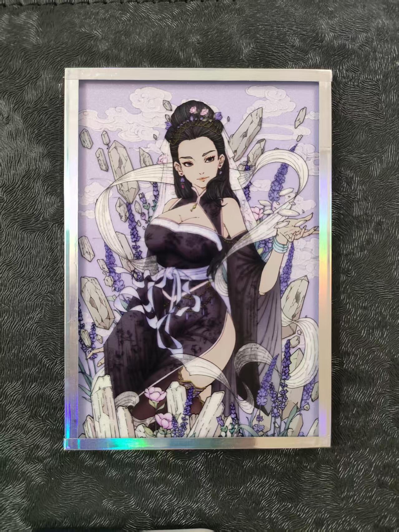 【公益拍卖】小花瓣公益拍卖 拍卖款全部捐给罹患重病卡友 【双签色纸 】未发行 云母 测试色纸 7x10cm