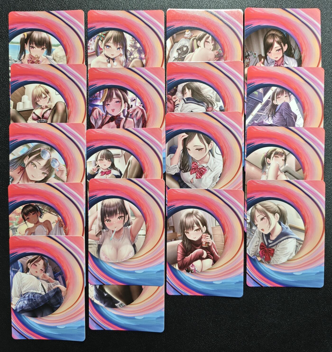 天玑星卡拍第168期《2.3周二截拍艺气风发》持续收拍收评中 满赠卡需备注 动漫美女 钻闪 十八张 自制卡