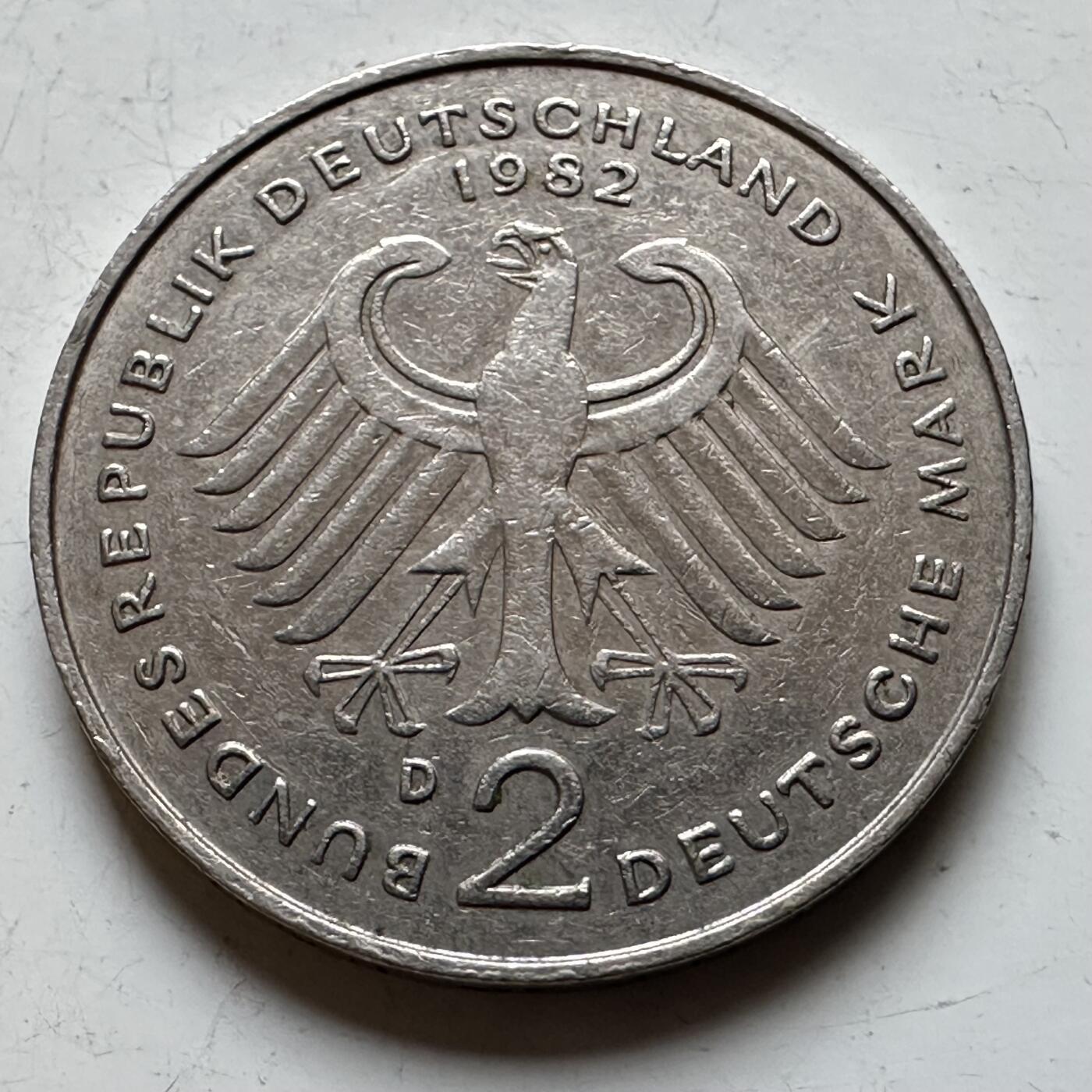 🌹外币初藏🌹🐯2026年第14场  每周二四六晚8️⃣点 接代拍 德国1982年2马克