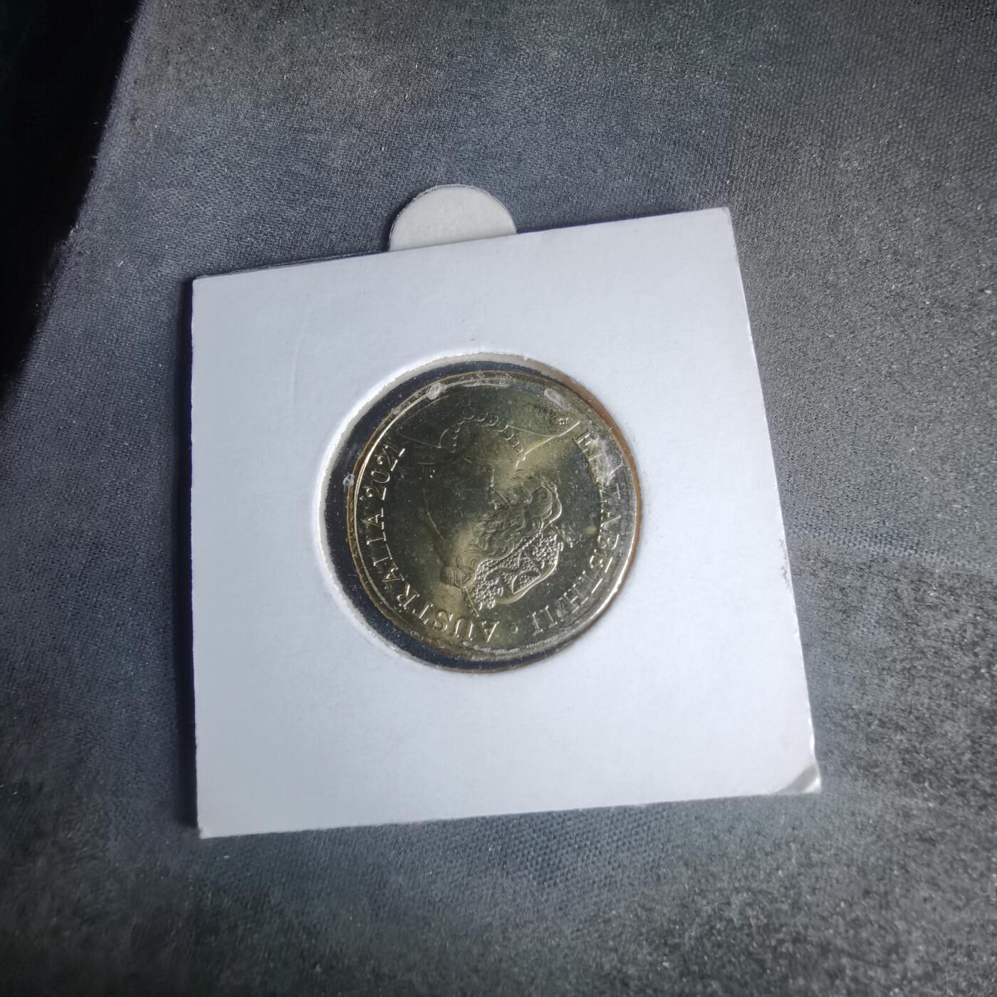 沼泽如烟--第981场 澳大利亚2021年一元纪念币