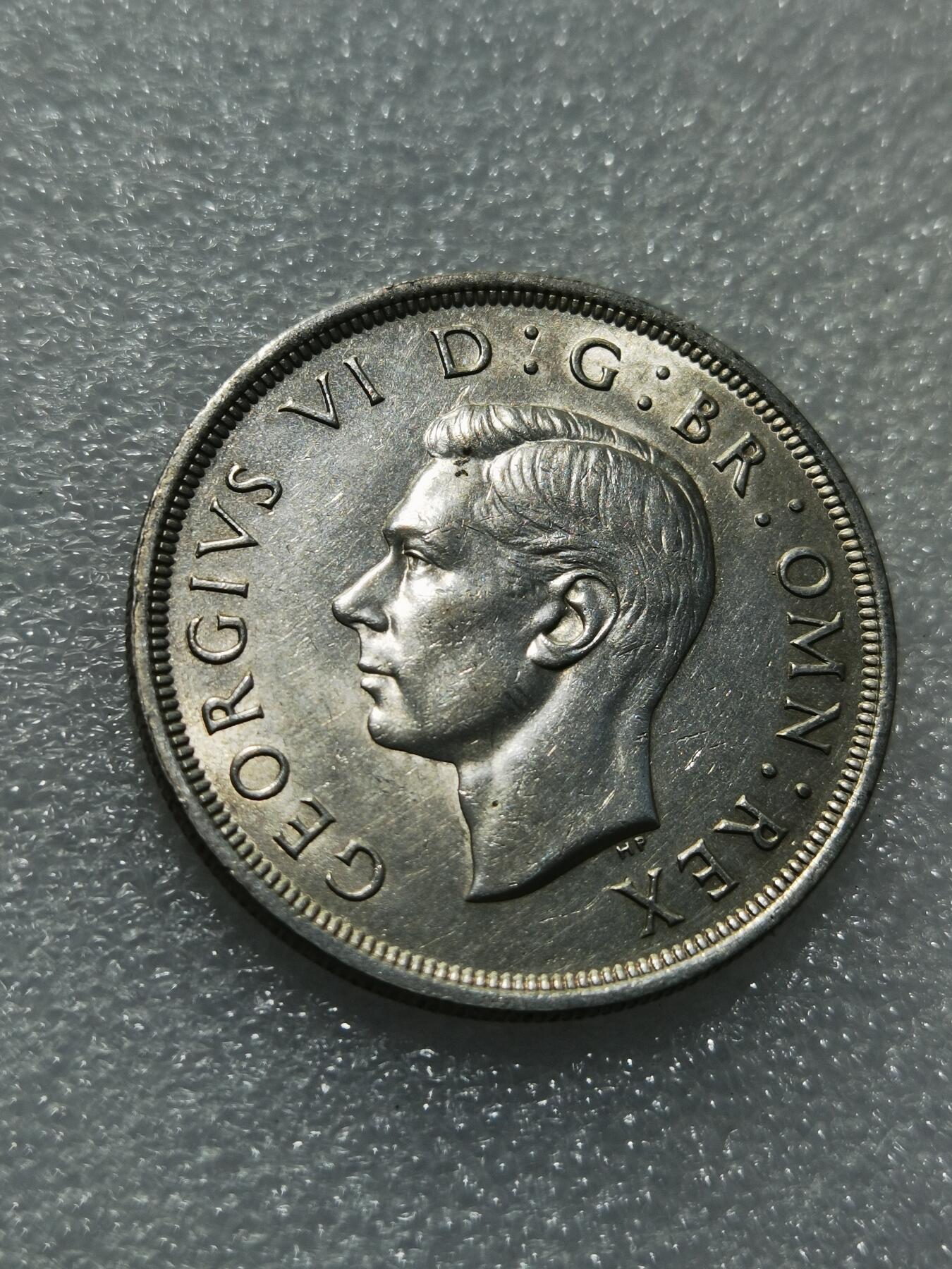 天下钱庄专场欢迎参拍 英国乔治六世登基克朗银币