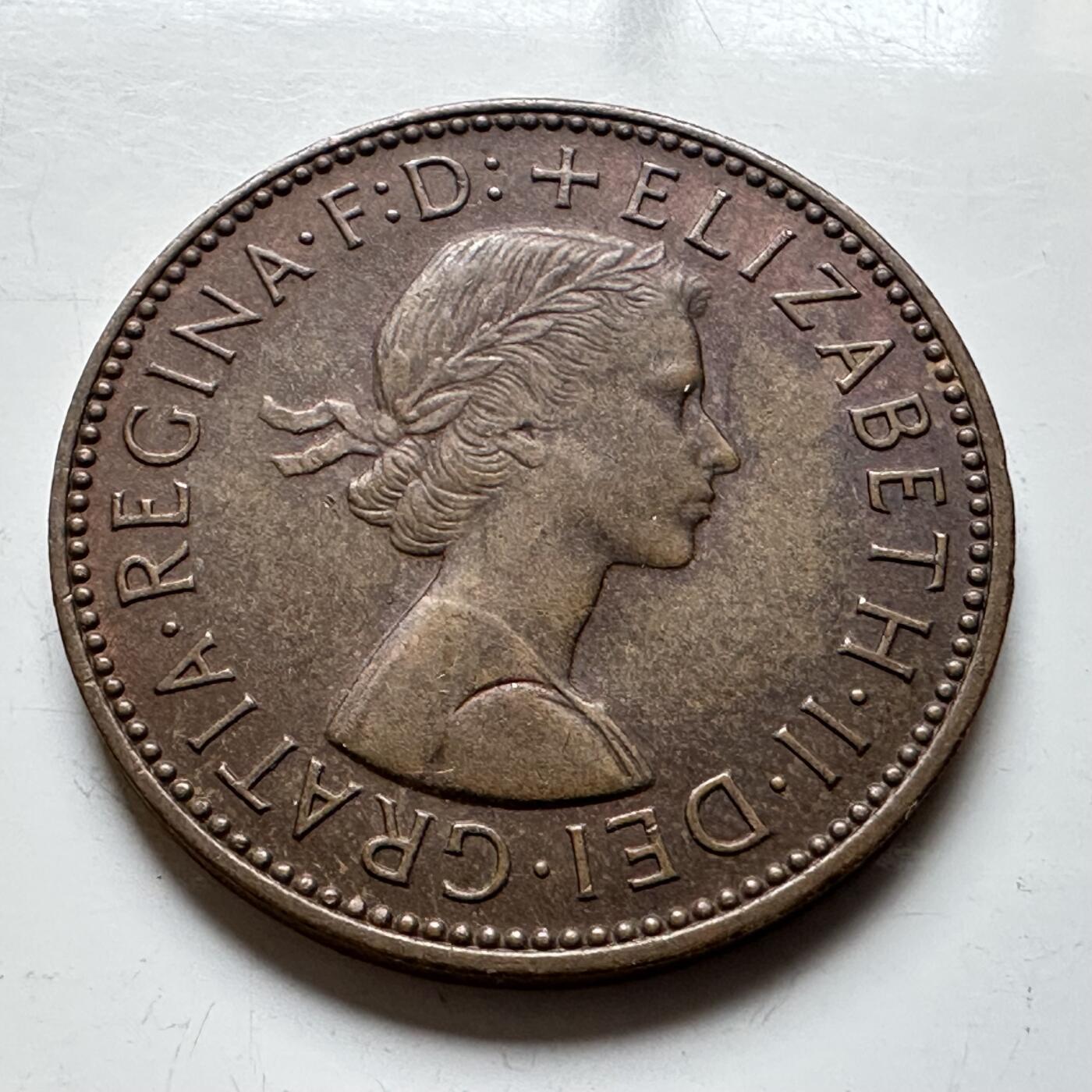 🌹外币初藏🌹🐯2026年第14场  每周二四六晚8️⃣点 接代拍 英国1967年半便士 a