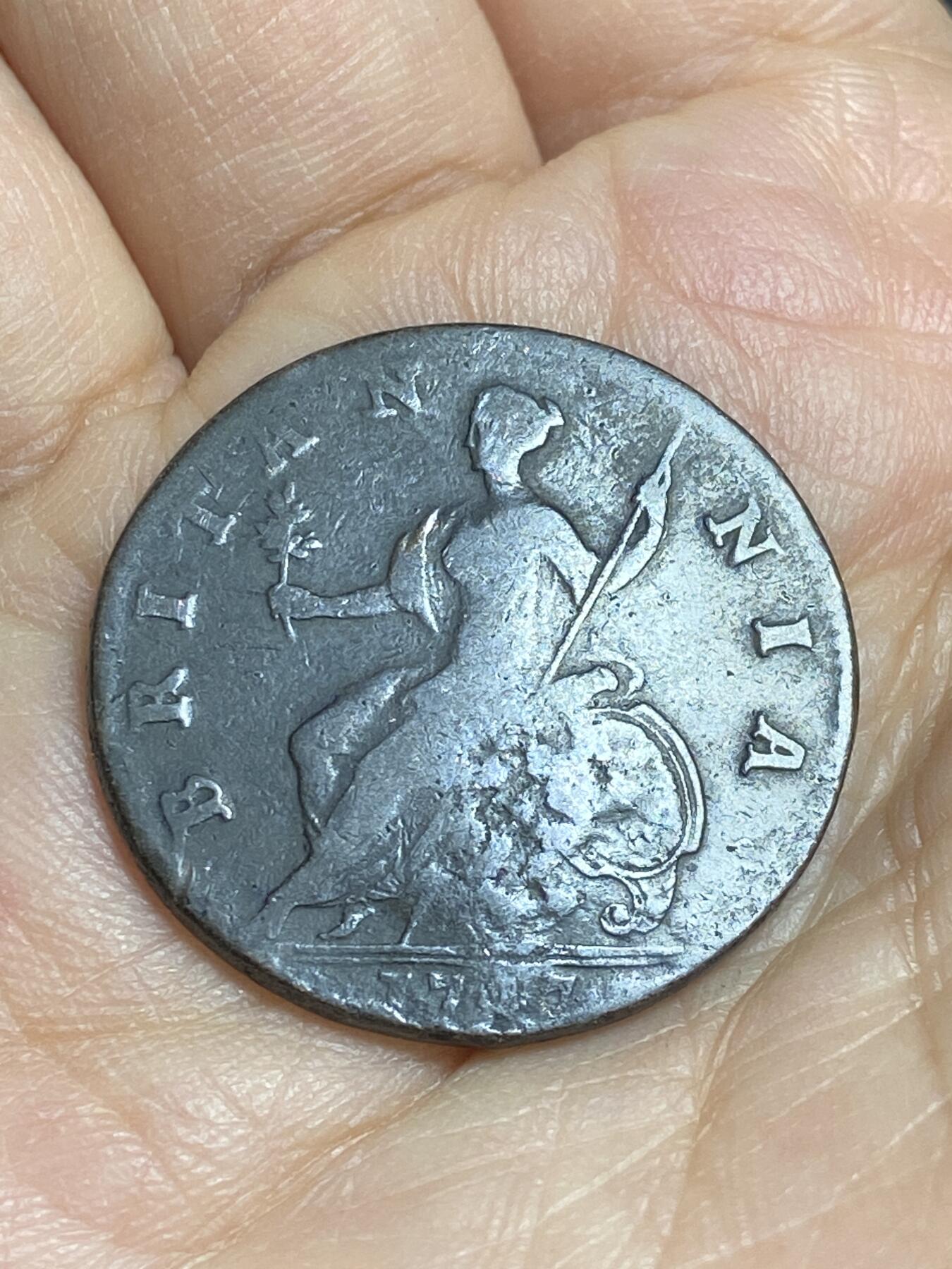 2026年第十六场(总第一百八十五场）外国好品散币场(免佣金) 英国🇬🇧1747年1/2便士(乔治二世时期第三版)