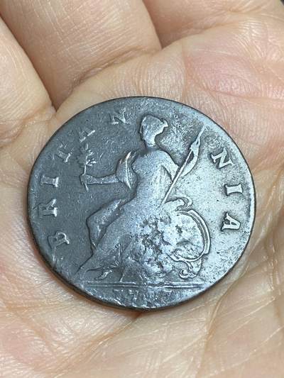 2026年第十六场(总第一百八十五场）外国好品散币场(免佣金) - 英国🇬🇧1747年1/2便士(乔治二世时期第三版)