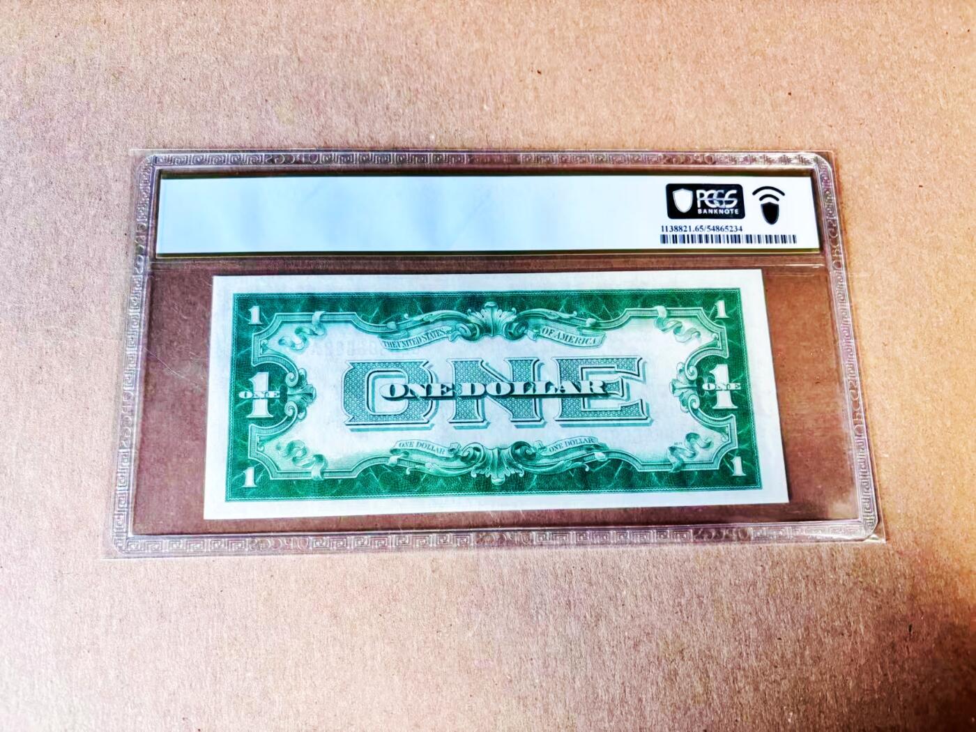 【Blue Auction】世界纸币精拍第781期——18级TOP拍卖/信誉/品质/专业/高效💫 【数二雷达号无47】美国1934年1美金 银币券 PCGS65PPQ 机会难得