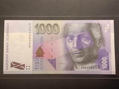 2026二月第一期，总215期 - 斯洛伐克2002年1000克朗AUNC有图案磨损，赫林卡神父（此人为斯洛伐克独立二战期间和德国入侵者合作，所以争议很大）