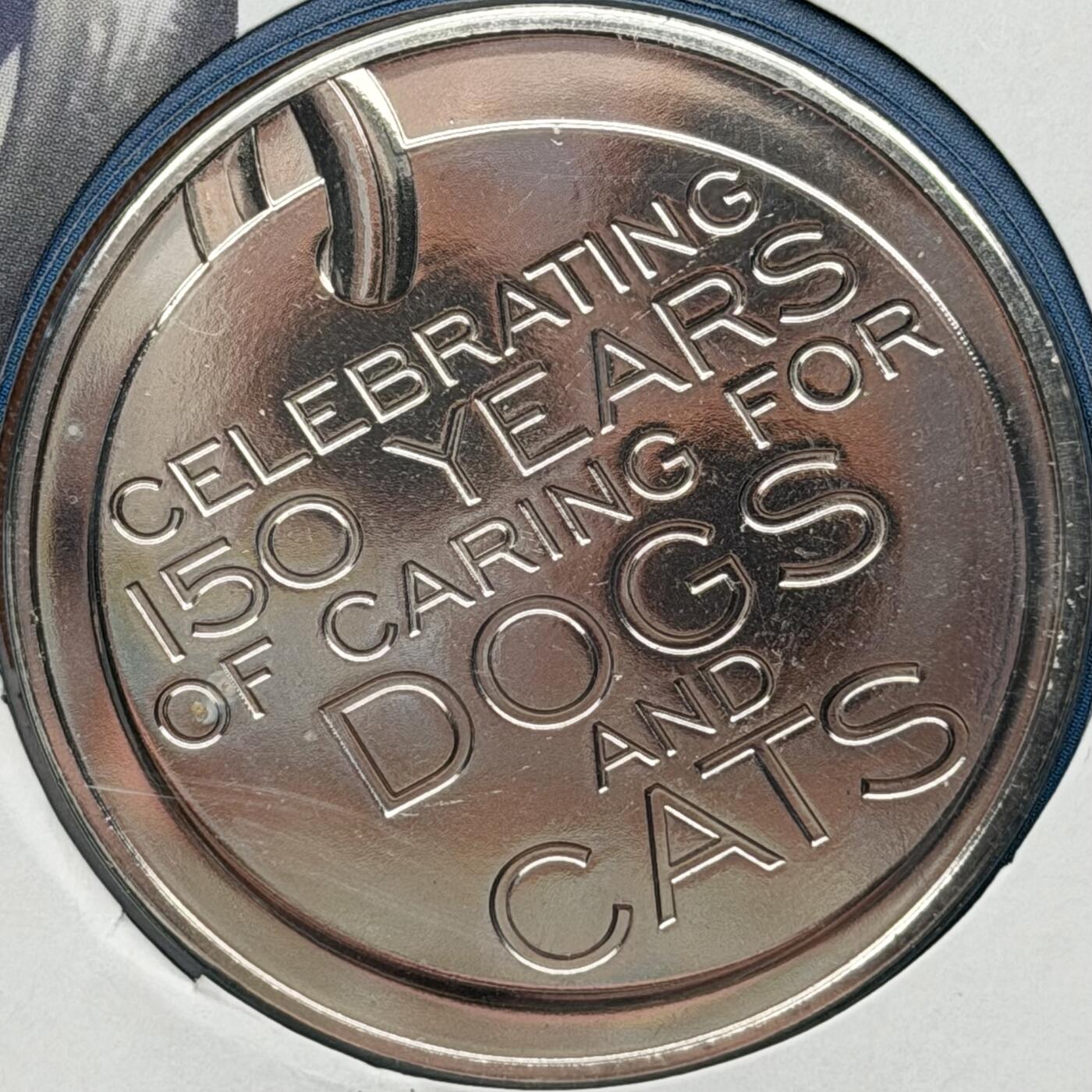 ＜星葵🌻钱币社＞散币克朗场第69期·2月3日发货 〈邮章封〉英国2010年巴特西猫狗之家纪念章