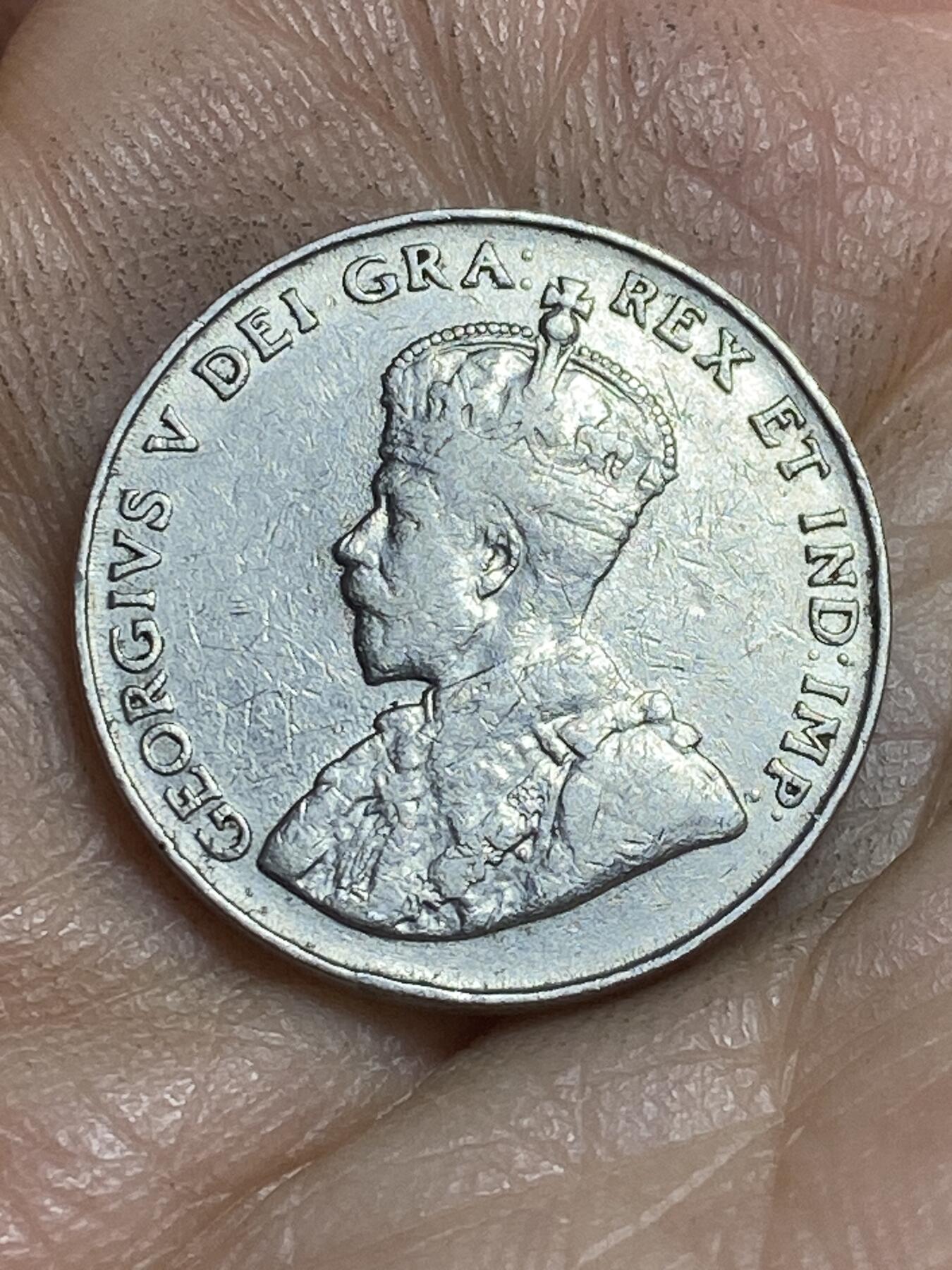 2026年第十六场(总第一百八十五场）外国好品散币场(免佣金) 加拿大🇨🇦1923年5分(乔治五世第四版)