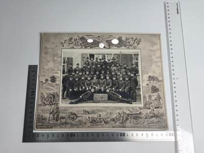 小驴勋章奖章收藏1月31日周六晚六点拍卖（珍爱和平，收藏战争，铭记历史，勿忘国耻，忠党爱国。有偿代拍，送拍规则在简介最后，参拍须阅读规则后再参拍，关系到运费包装发货时效真假辨别等关键信息，拍卖时不再发原图，看大图店主微信码在拍卖店铺介绍里） - 连队合影照片