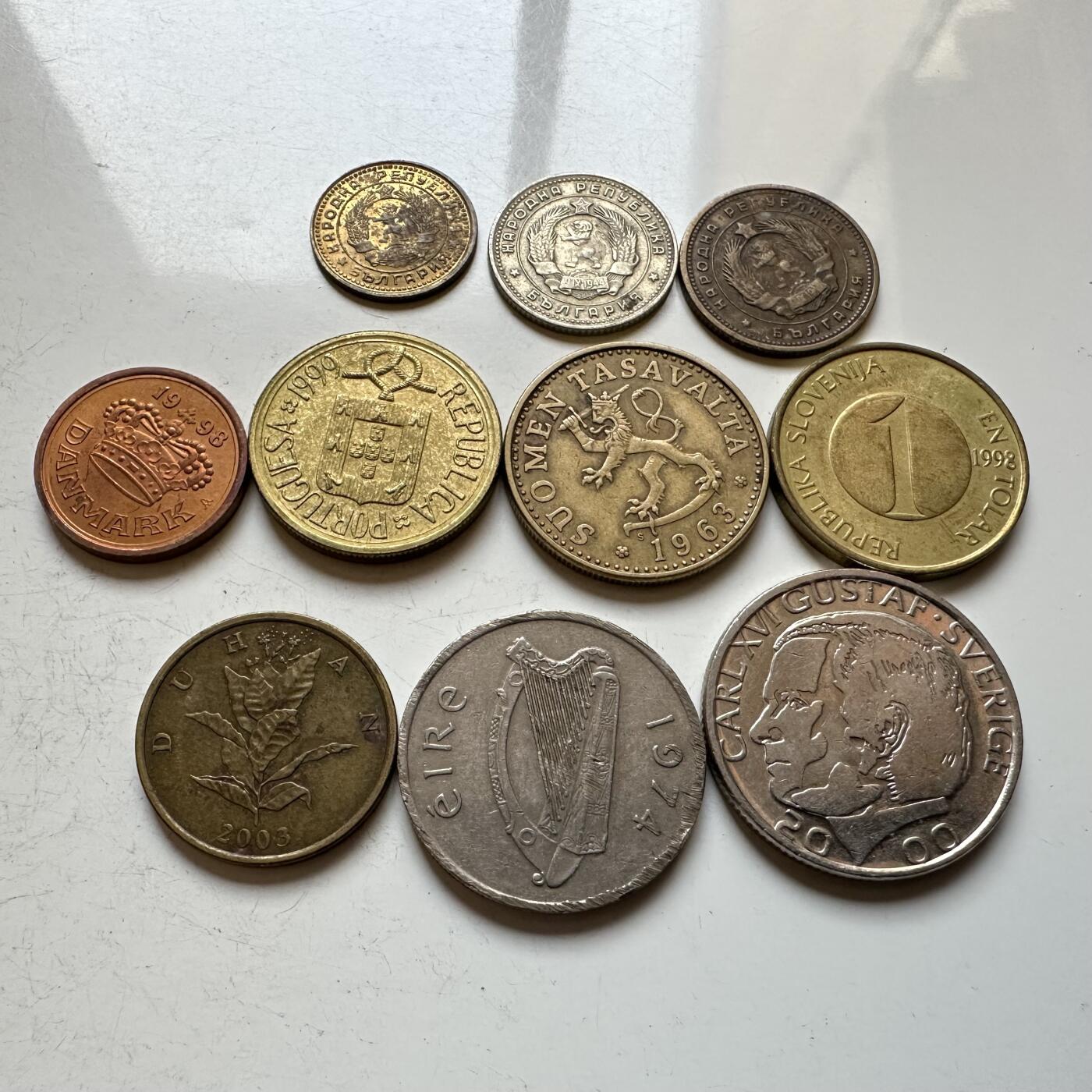 🌹外币初藏🌹🐯2026年第14场  每周二四六晚8️⃣点 接代拍 欧洲散币10枚—1