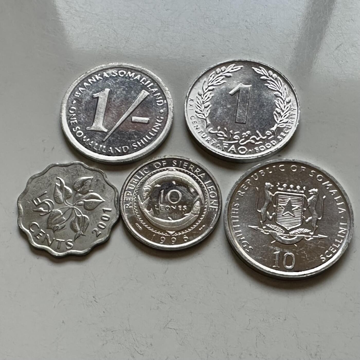 🌹外币初藏🌹🐯2026年第14场  每周二四六晚8️⃣点 接代拍 非洲散币5枚组—4