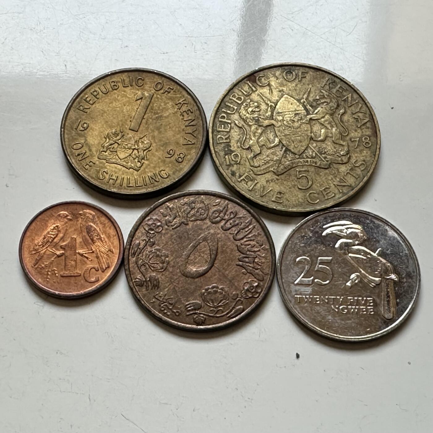 🌹外币初藏🌹🐯2026年第14场  每周二四六晚8️⃣点 接代拍 非洲散币5枚组—3