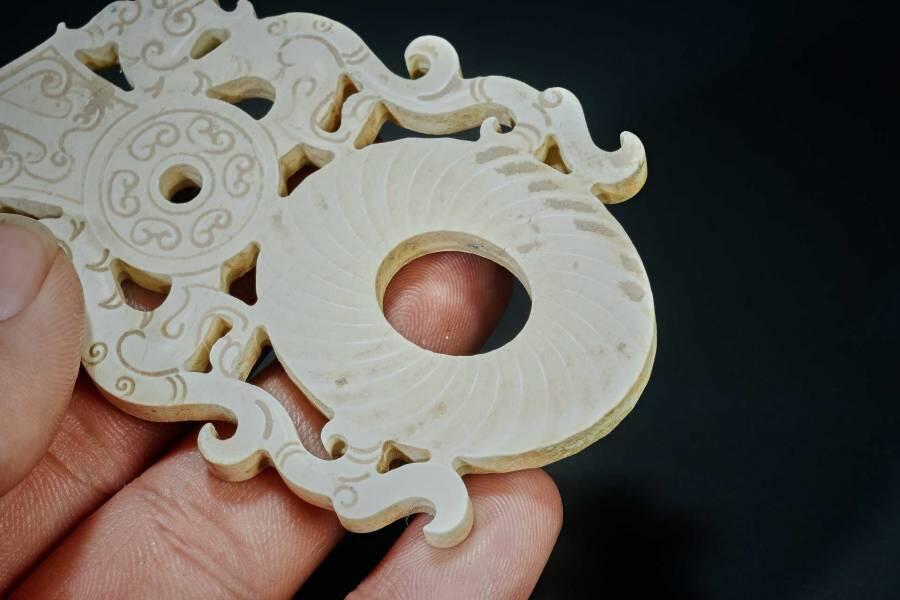 上海都达杂项专场十二（全场包邮】 鸡骨白鸡心玉佩89-25