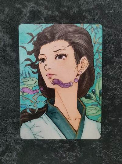 【公益拍卖】小花瓣公益拍卖 拍卖款全部捐给罹患重病卡友 - 【手绘复制卡】中药配伍 使 编号021/022