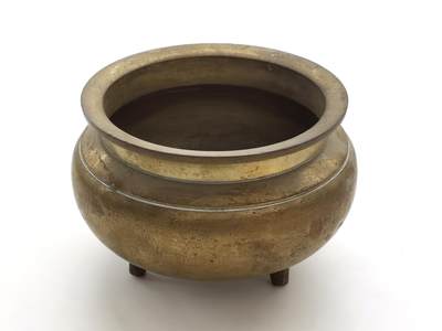 博洋堂世界钱币拍卖第159期（全场包邮） - 日本回流铜香炉，193.6g