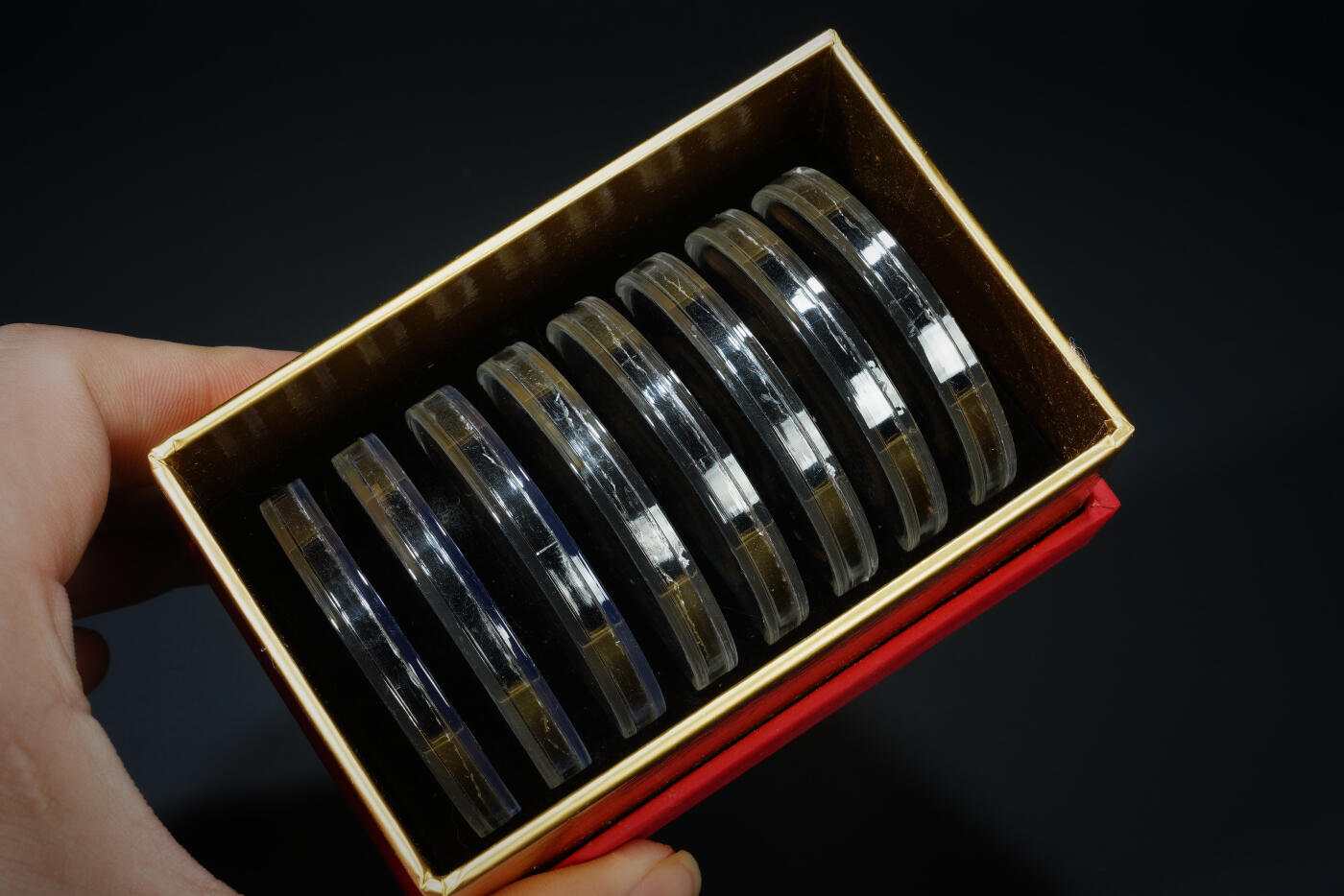 上海都达杂项专场十三（全场包邮】 天然海南沉香盘香片 一盒/8片