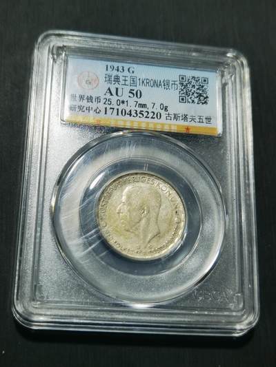 天下钱庄专场欢迎参拍 - 瑞典1克朗银币