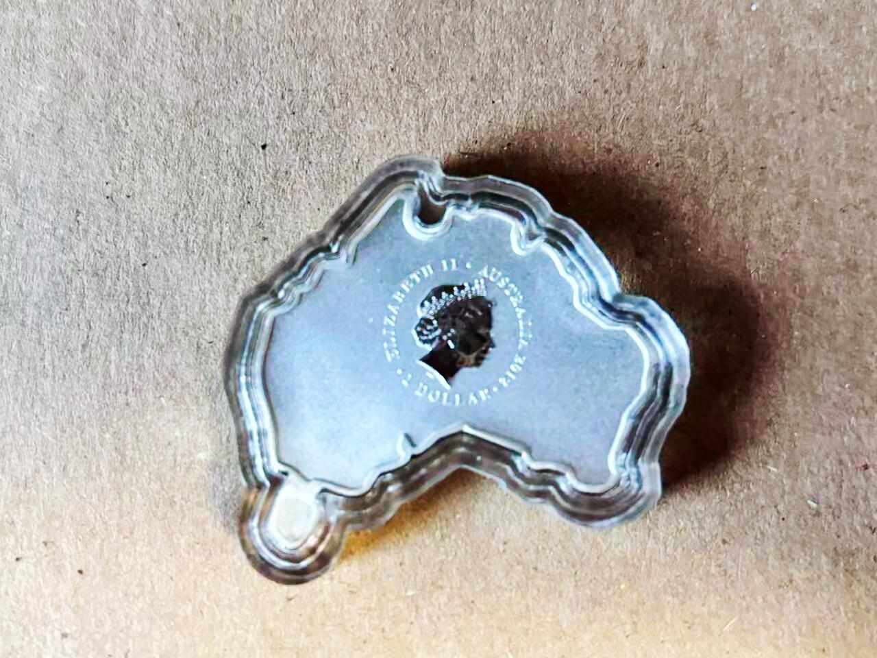 【Blue Auction】世界纸币精拍第781期——18级TOP拍卖/信誉/品质/专业/高效💫 【带证书 带盒】澳大利亚 笑翠鸟 2012年1盎司纯银异形彩银银币 