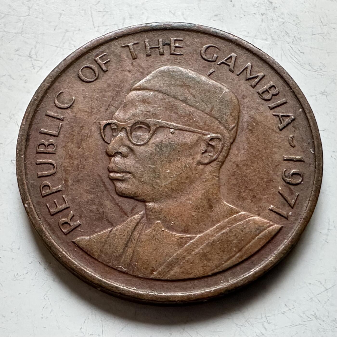 🌹外币初藏🌹🐯2026年第14场  每周二四六晚8️⃣点 接代拍 冈比亚1971年五布图