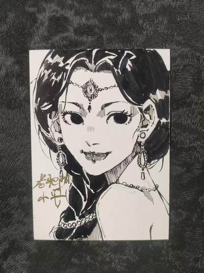 【公益拍卖】小花瓣公益拍卖 拍卖款全部捐给罹患重病卡友 - 【手绘卡】小花瓣 西域公主 手绘卡 双签