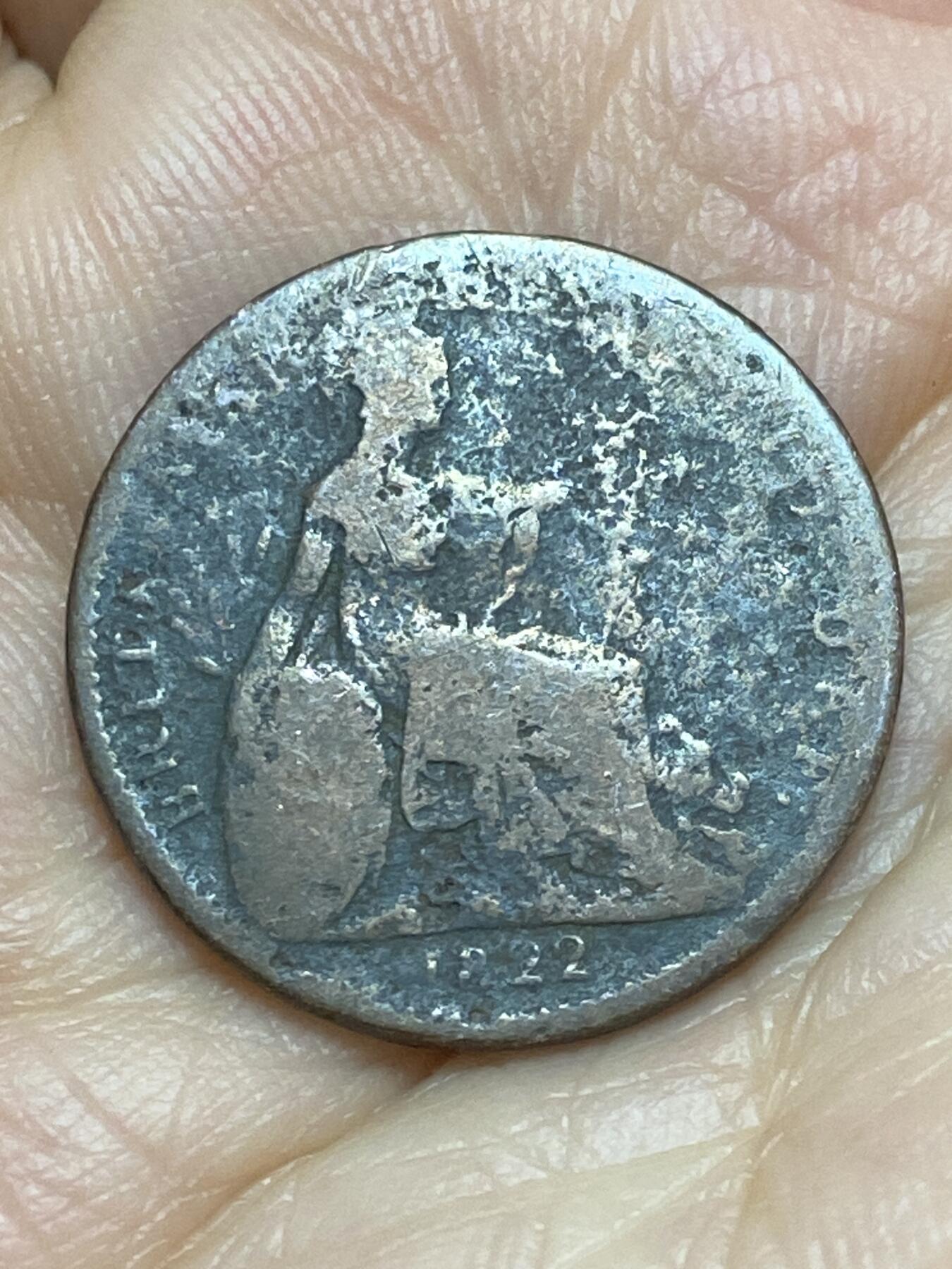 2026年第十六场(总第一百八十五场）外国好品散币场(免佣金) 英国🇬🇧1822年1法新(乔治四世时期)