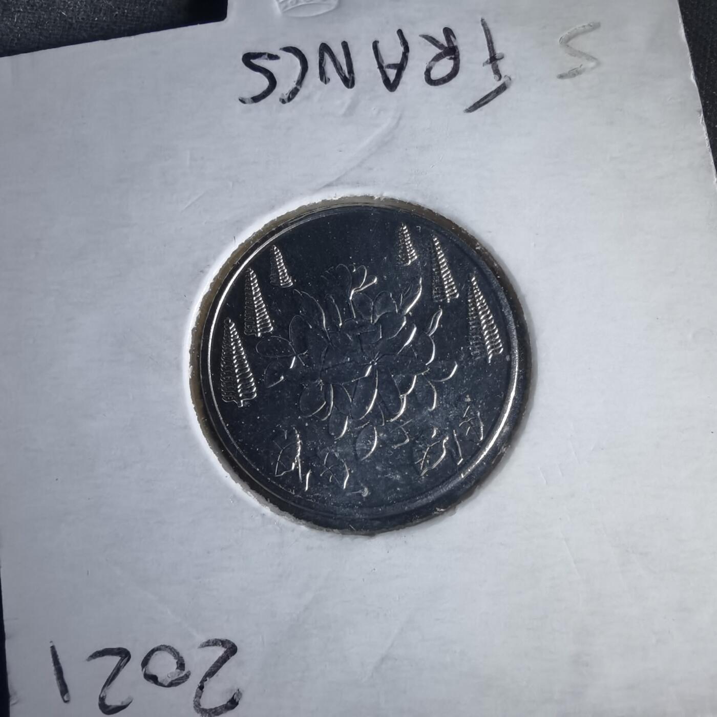 沼泽如烟--第981场 法属波利尼西亚2021年5法郎