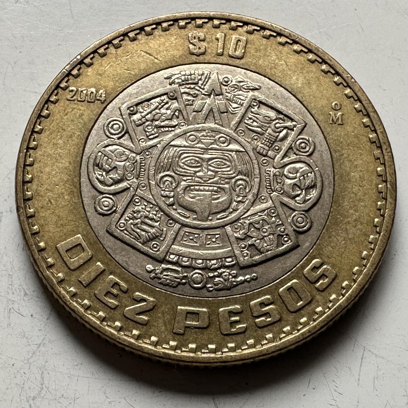 🌹外币初藏🌹🐯2026年第14场  每周二四六晚8️⃣点 接代拍 墨西哥2004年10比索